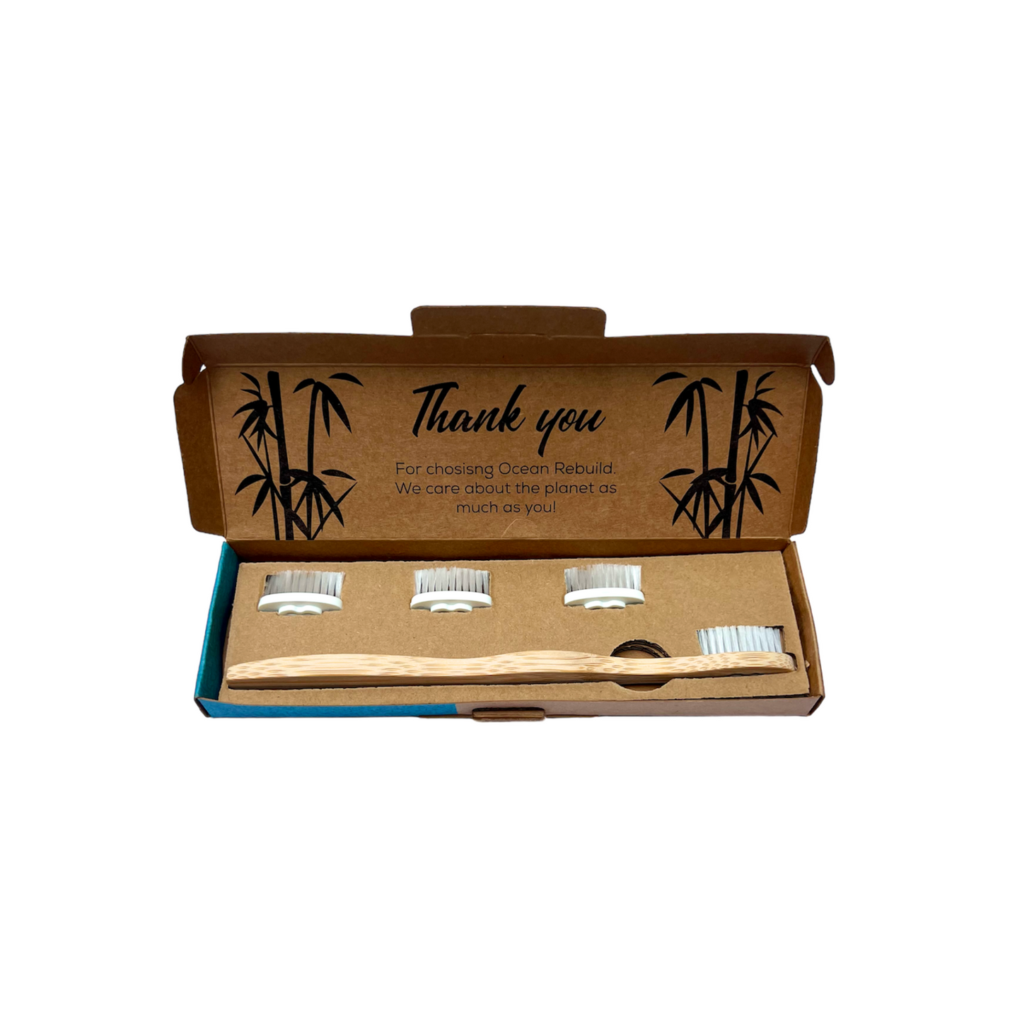 Refresh Bamboo Toothbrush With Removable Bristles