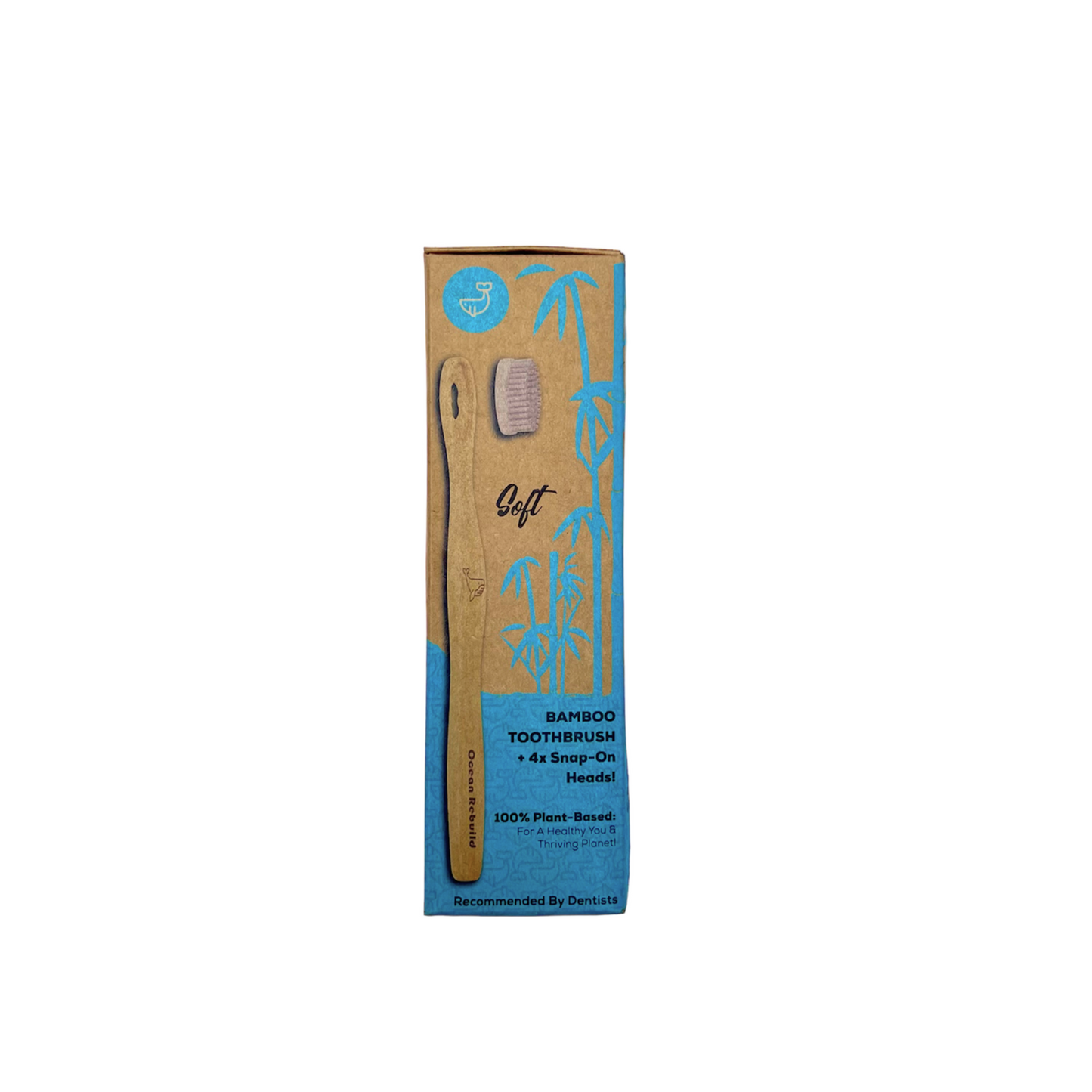 Bamboo Toothbrush With Removable Bristles 