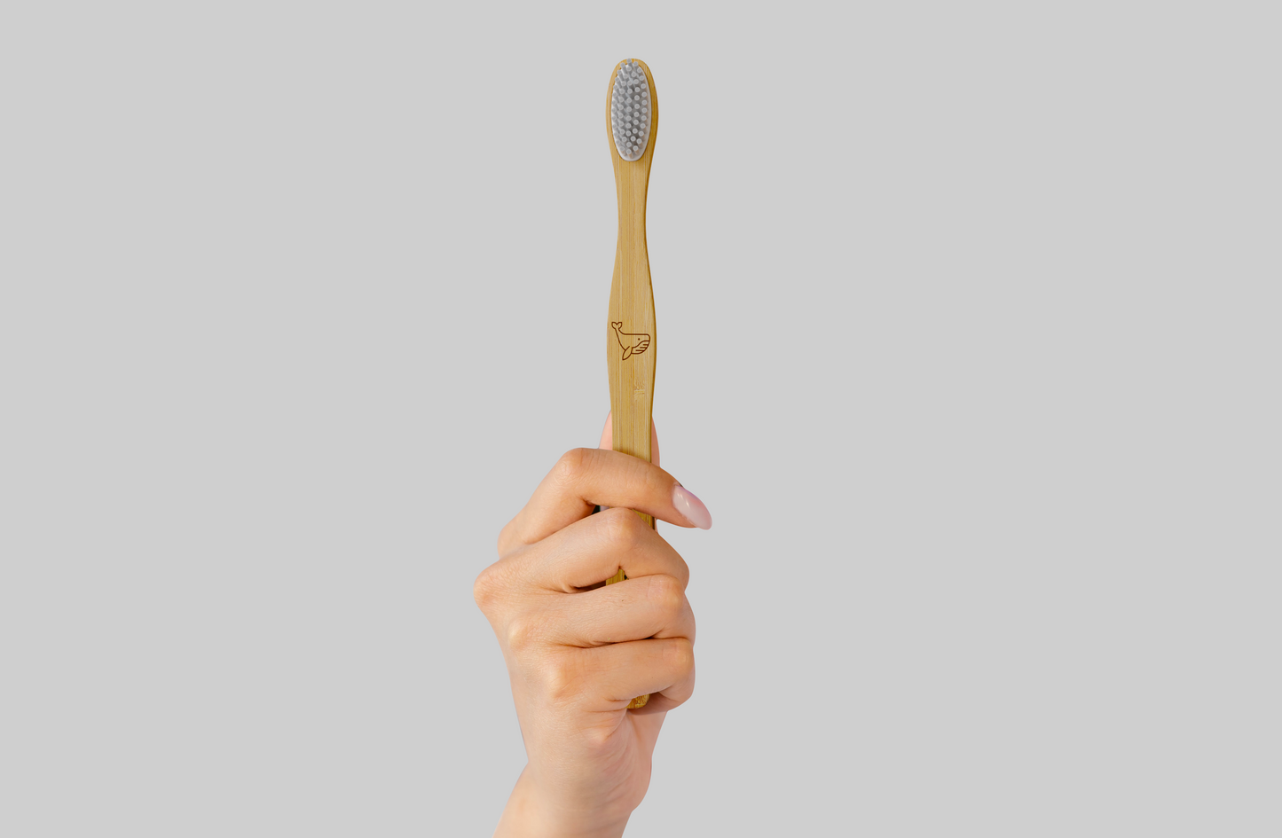 Holding Bamboo Ocean Rebuild Refresh Toothbrush 